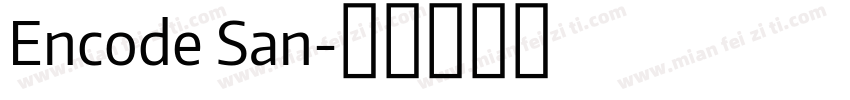Encode San字体转换